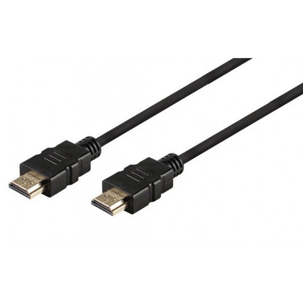 Jasper HDMI 1.4 A Αρσενικό σε A Αρσενικό Gold Plated CCS 1.5m Καλώδιο σύνδεσης Μαύρο 
